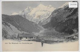 Die Blümlisalp von Kandersteg gesehen