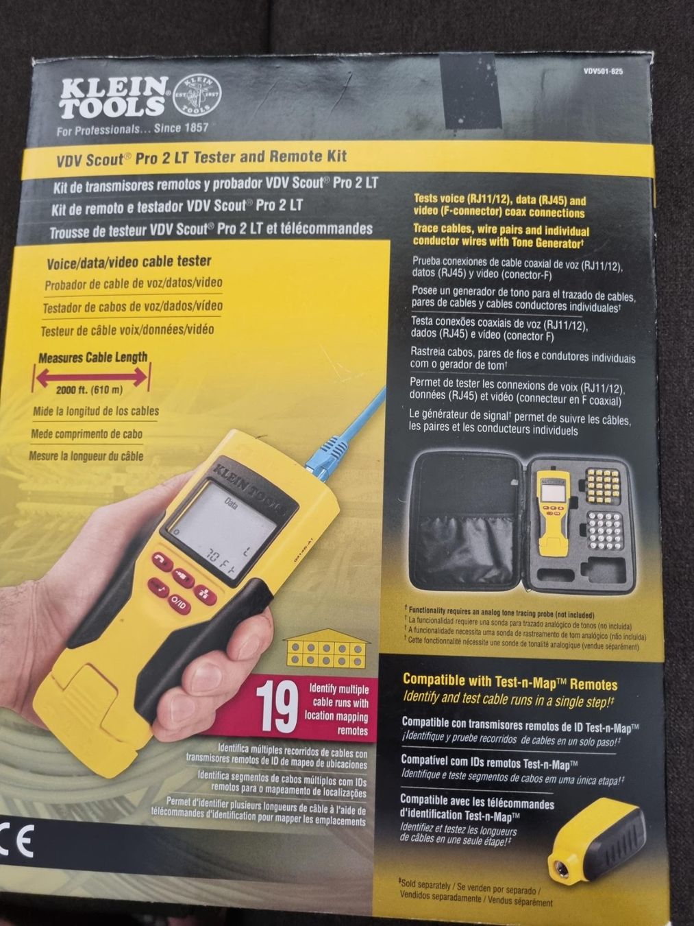 Mesurer: VDV Scout Pro 2 LT Tester and Remote Kit – Neuf (Voir description) à Igis par Marcaupign
