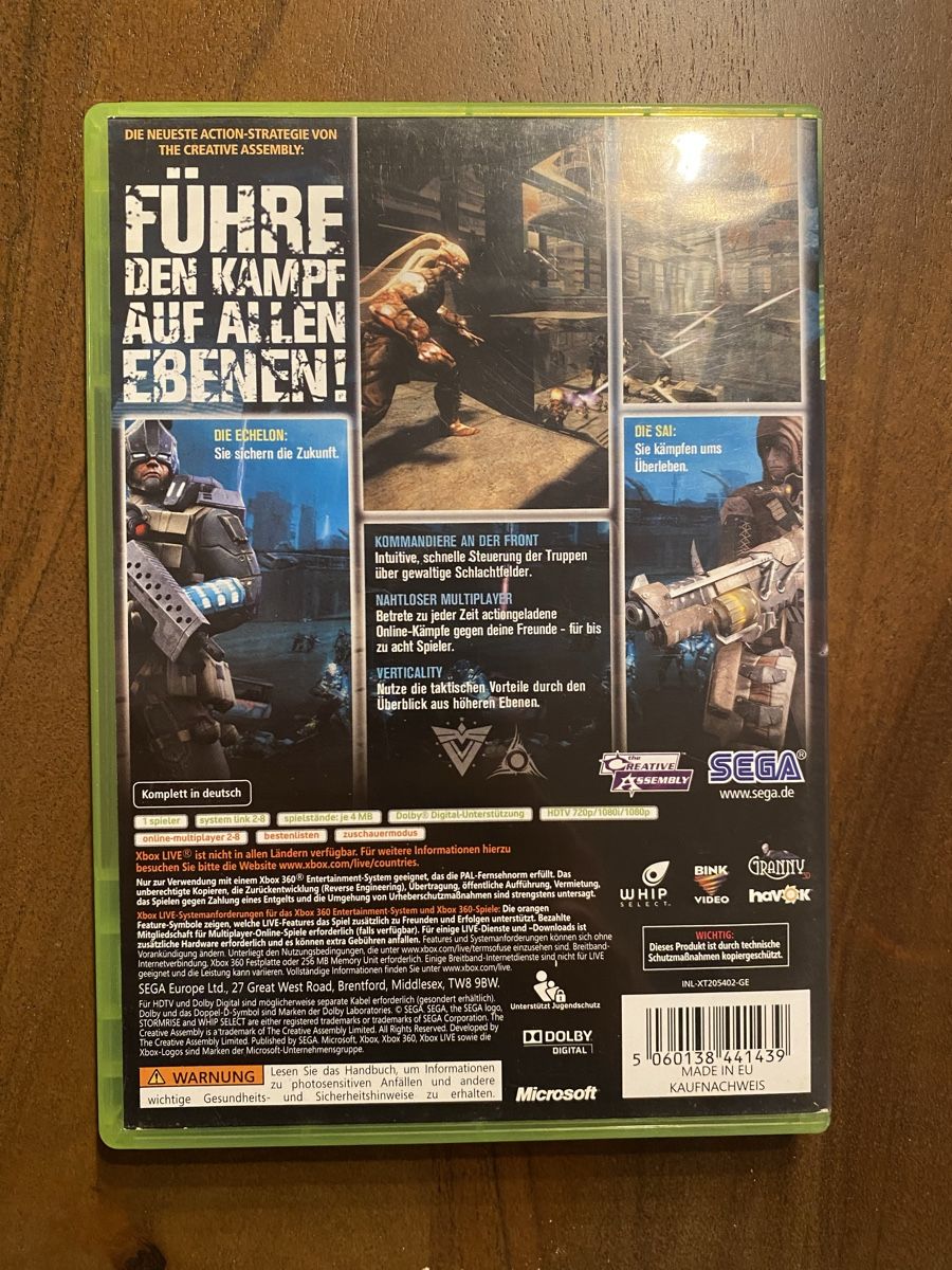 Microsoft Giochi: Stormrise für Xbox 360 – Usato da Thunstetten venduto da Virus_33 2
