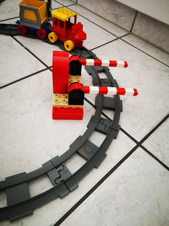(F11) XXL Lego Duplo Eisenbahn mit Baterieantrieb  i.O. 8