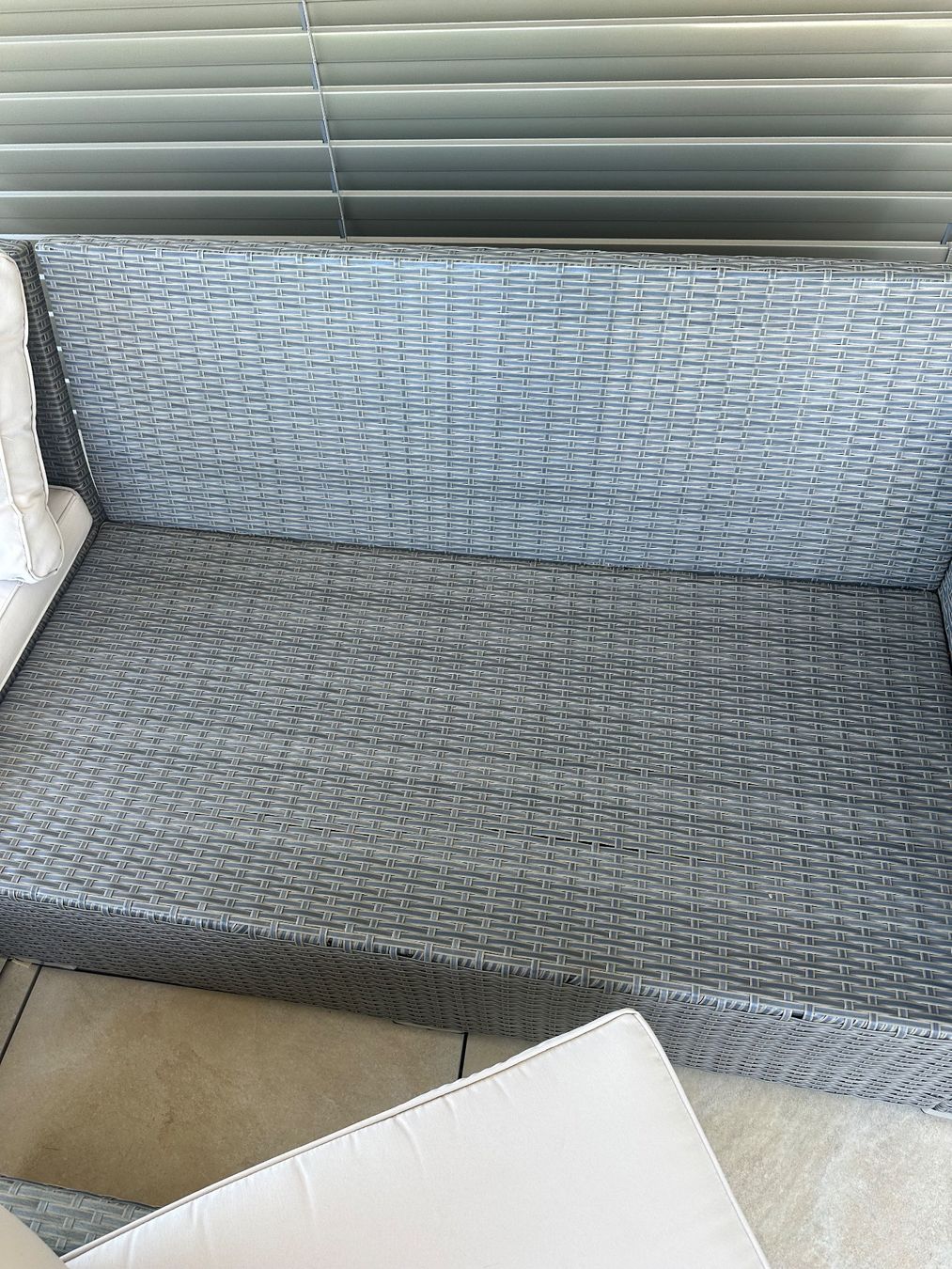 Divani: Lounge Set Rattanoptik mit Tisch – Usato da Lustmühle venduto da sar_7xmy 3