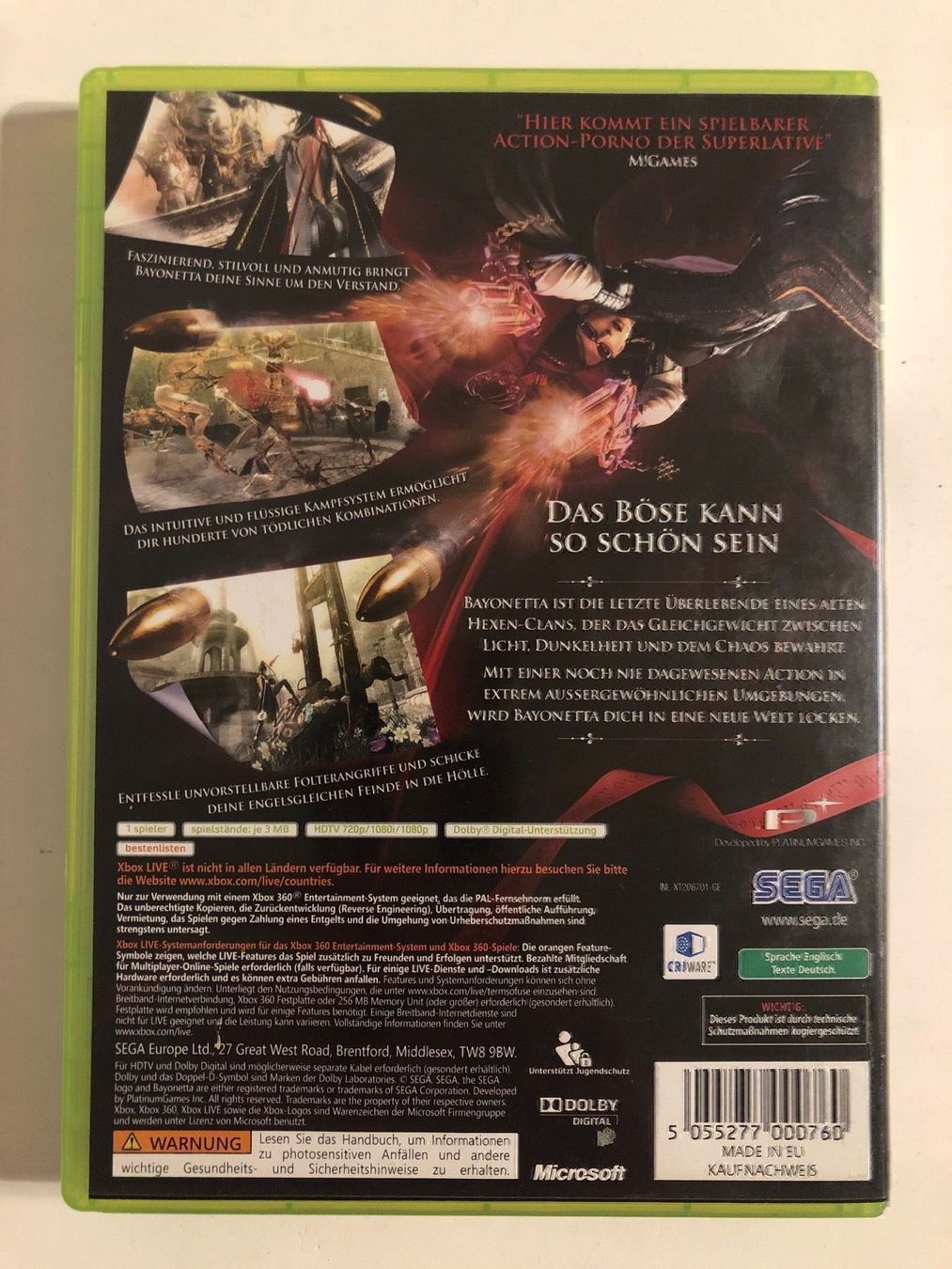 Microsoft Giochi: Bayonetta für Xbox 360 – Usato da Kestenholz venduto da Mad18 1