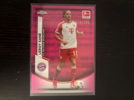 Sammelkarte Leroy Sane Topps Chrome Bayern 28/399