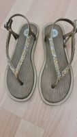 Sommer Sandale, Zehentrenner, Gioseppo, Gr. 38, Goldig.