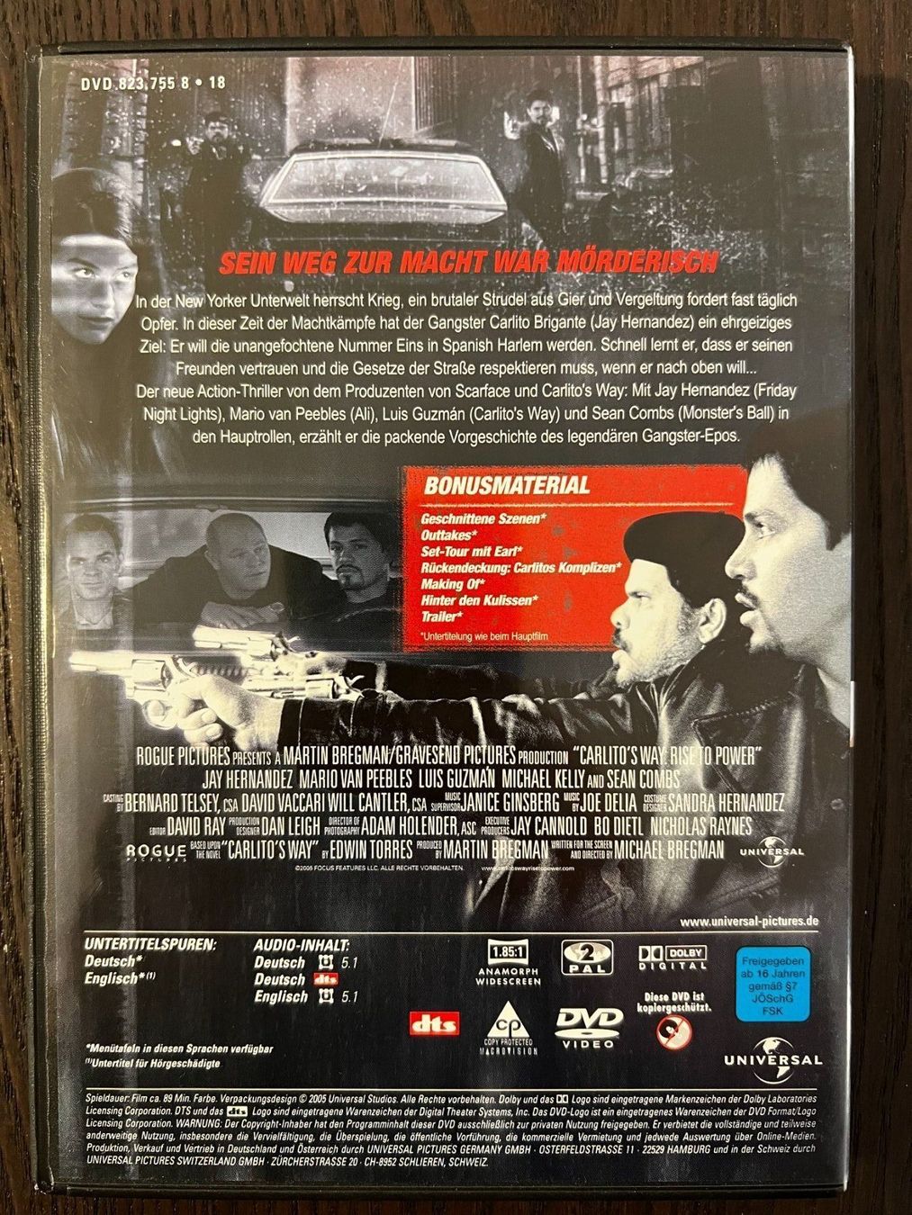 Tutti i DVDs: Carlitos Way – Usato da Zürich venduto da FilmFreunde 1