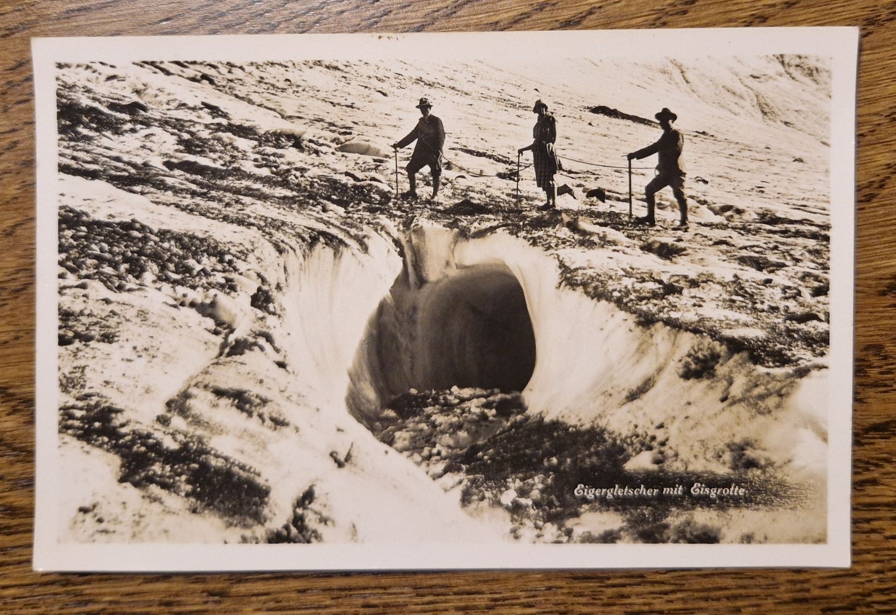 Cartes postales: Eigergletscher, Eisgrotte mit Stempel 1937 – D'occasion à Ebikon par Donar50