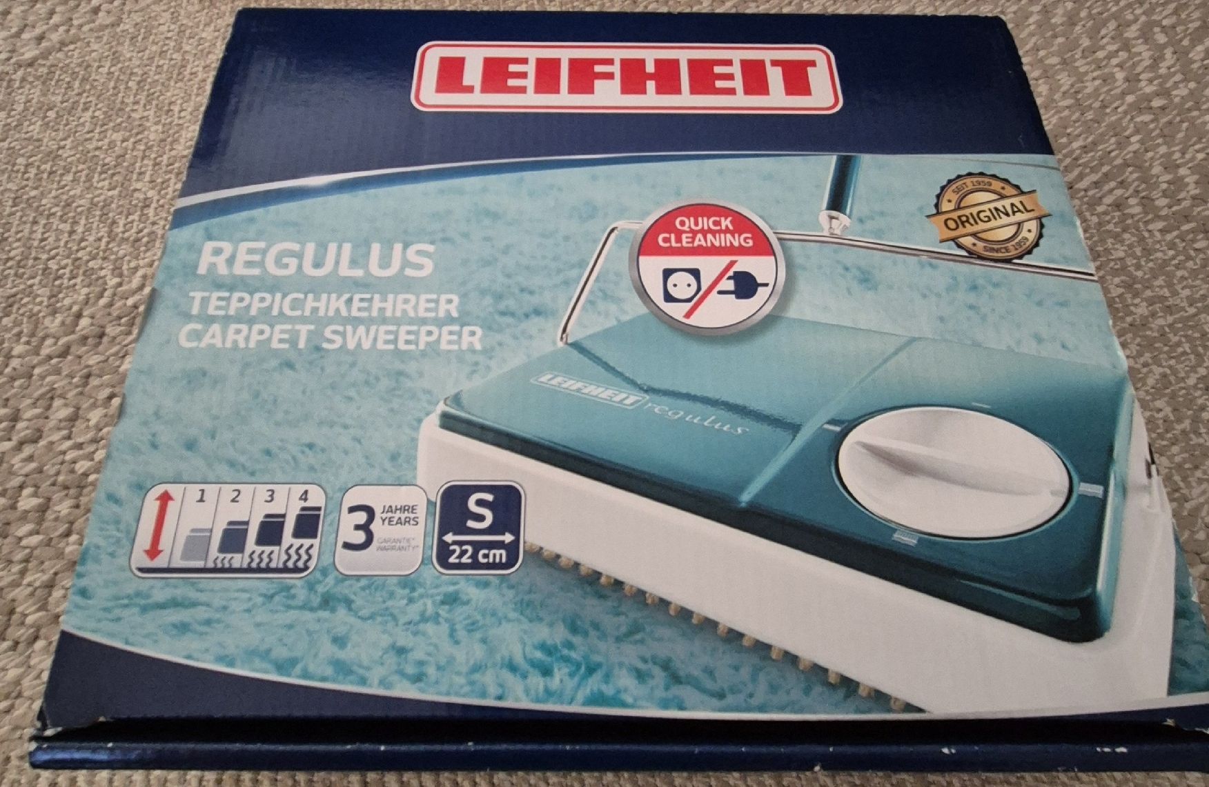Altro in Apparecchi per la pulizia: Leifheit Teppichkehrer Regulus Türkis – Nuovo e nell'imballaggio originale da Granges-Paccot venduto da mar_6kfy