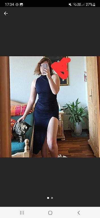 Kleider: pull&bear kleid dunkelblau grösse s/m – Gebraucht aus Kiesen von Laura._ 1