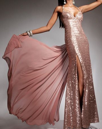 Edles Hochzeitskleid,Abschlussfeierkleud,Ballkleid Gr 8/M