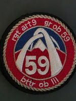 Artillerie Abzeichen Badge Rgt Art 9 gr ob 59 kp III
