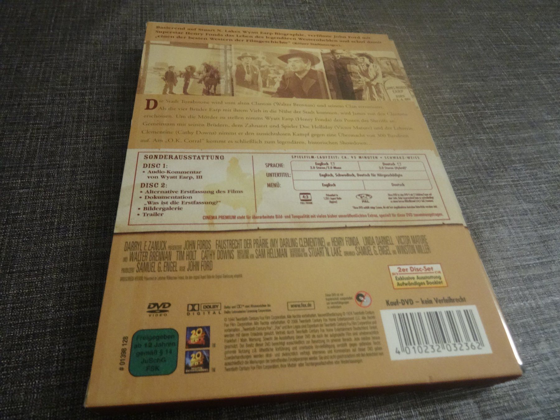 Alle DVDs: DVD Faustrecht der Prärie John Ford – Gebraucht aus Olten von Disc-Verkauf 1