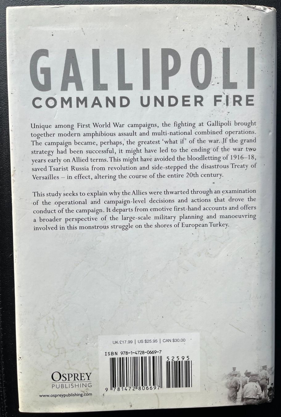 Libri: GALLIPOLI  Command under Fire  (Edward J. Erickson) – Usato da Küsnacht ZH venduto da Pluto68 1
