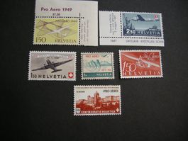 FLUGPOST AB 1944, POSTFRISCH SBK 203.00