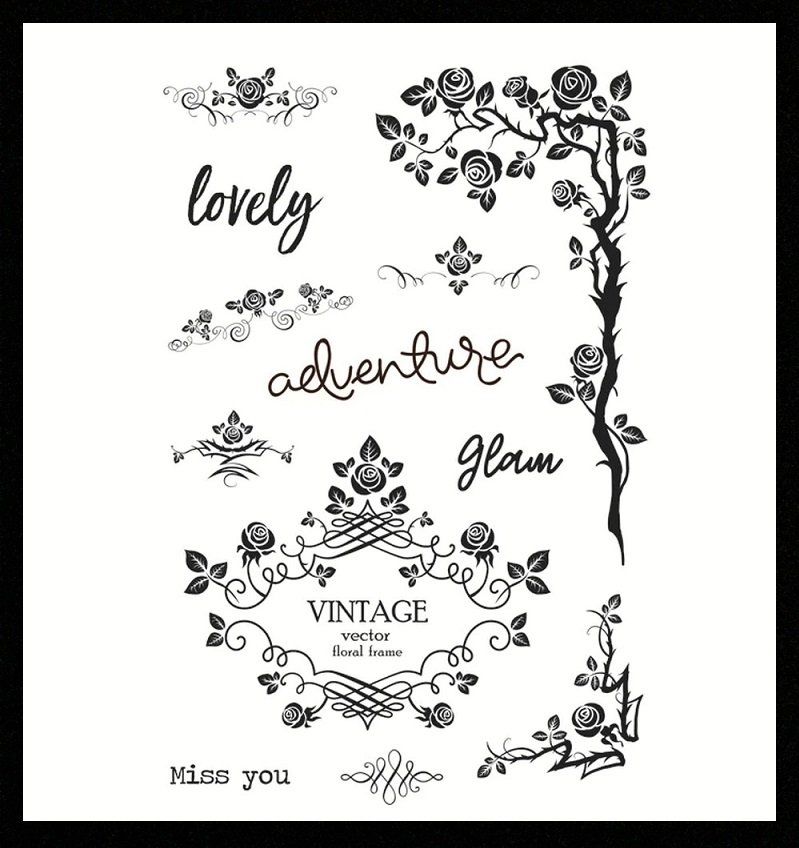 Timbri: Clear Stamps - Silikonstempel – Nuovo e nell'imballaggio originale da Thun venduto da Rowaner 1