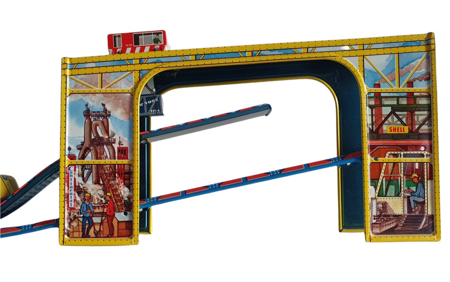 Technofix Giocattoli: alte Technofix Busy Diesel Blechbahn – Usato da Flawil venduto da JaguarXJSHE 1
