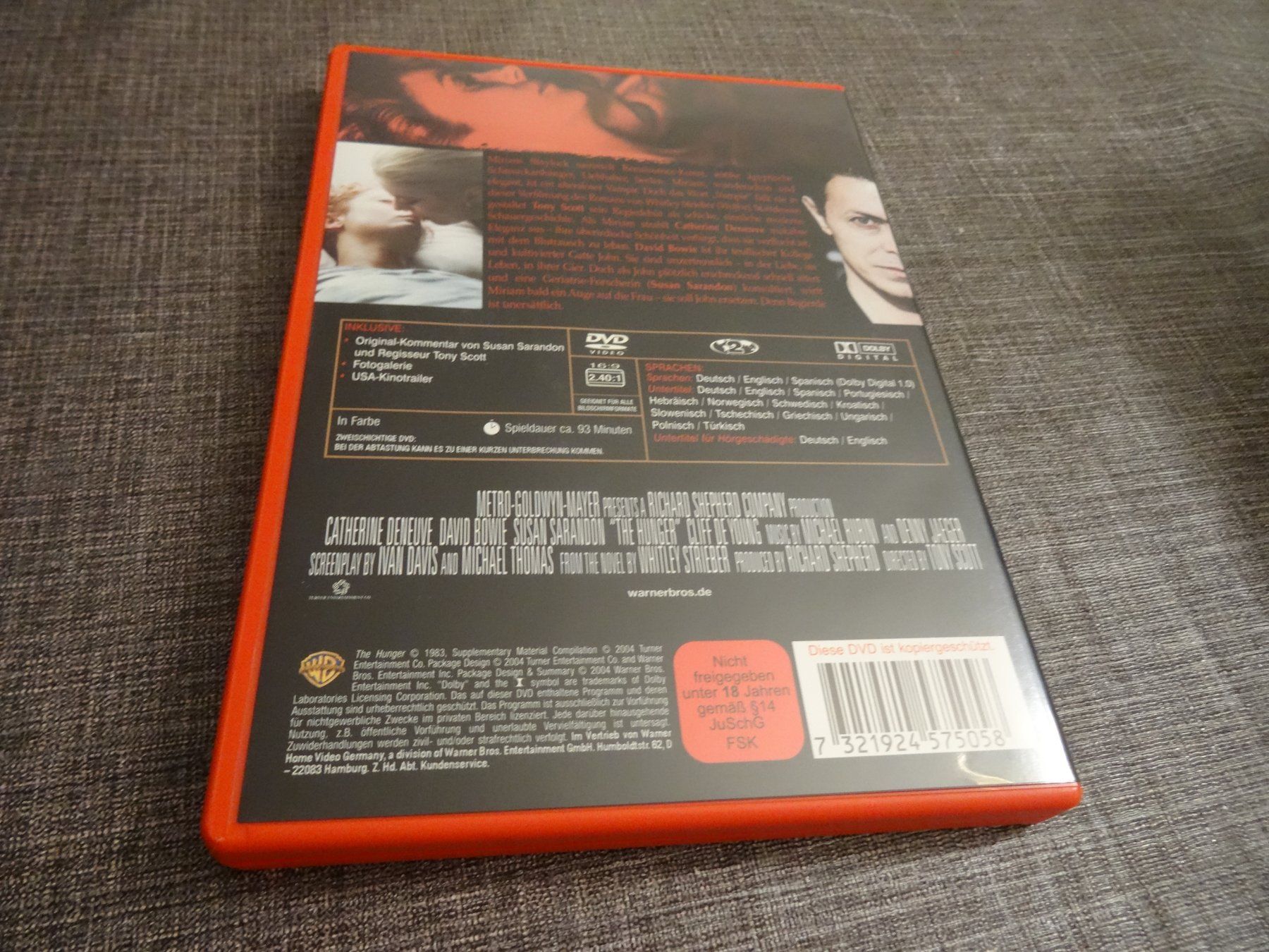 Tutti i DVDs: DVD Begierde   Catherine Deneuve David Bowie – Usato da Olten venduto da Disc-Verkauf 2
