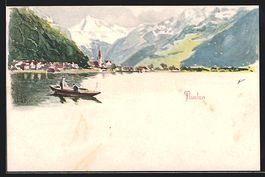 Flüelen, Ortsansicht am VIerwaldstätte