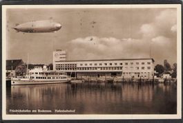 ^Zeppelin , Friedrichshafen am Bodensee,Hafenbahnhof,Dampfsc