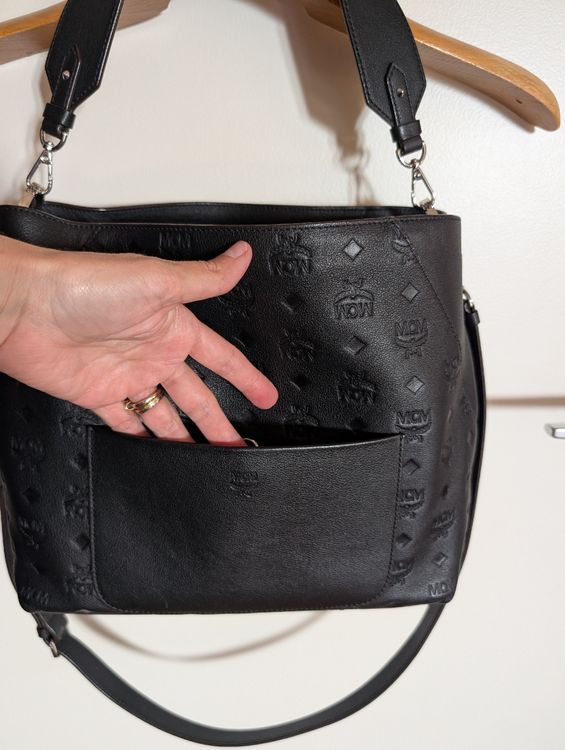 Mcm Borse da donna: Super sac MCM modèle PORTUNA cuir noir – Usato da Cheseaux-Lausanne venduto da loscaptos 1
