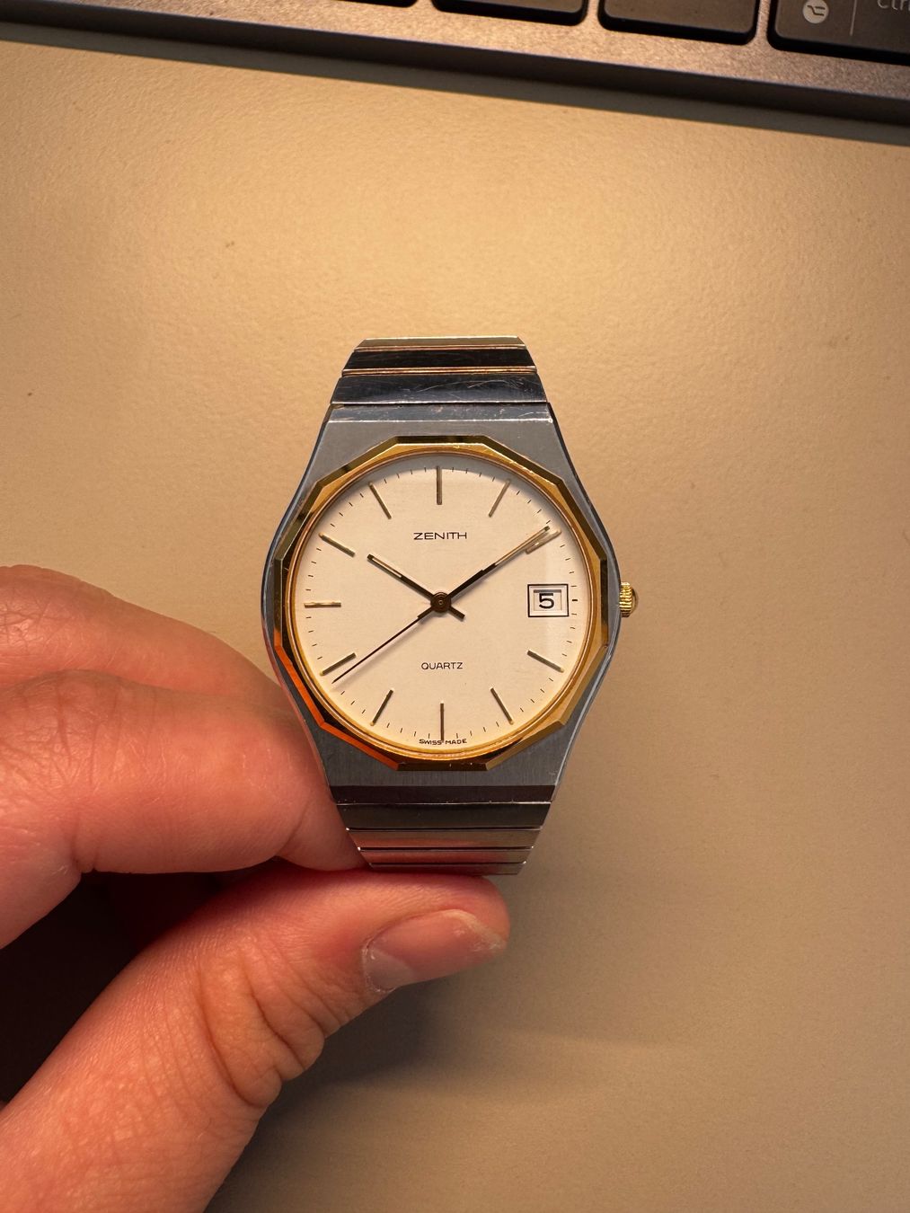 Zenith Uhren: Zenith Surf Quartz gold plated – Gebraucht aus Mannens von FabFab_95