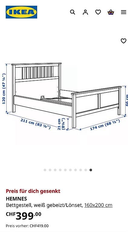Ikea Letti: Bett, IKEA Hemnes – Usato da Baar venduto da Svyatoslav777 1