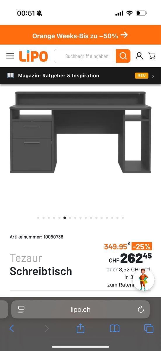 Schreibtische: Schreibtisch/ Bürotisch – Gebraucht aus Steffisburg von sab_pbw7 4