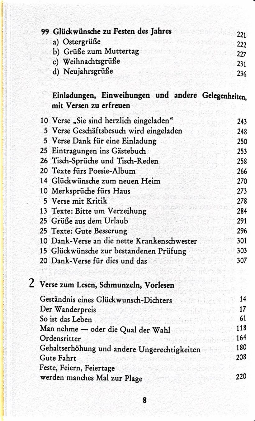 Libri: Morgenroth Friederich, Sag es mit Versen – Nuovo (secondo la descrizione) da Sarnen venduto da Livres 6
