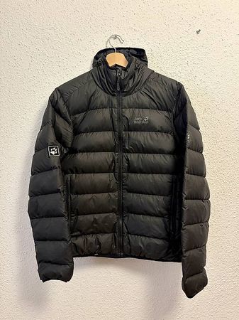 Jack Wolfskin Daunenjacke Herren, Gr. S, schwarz