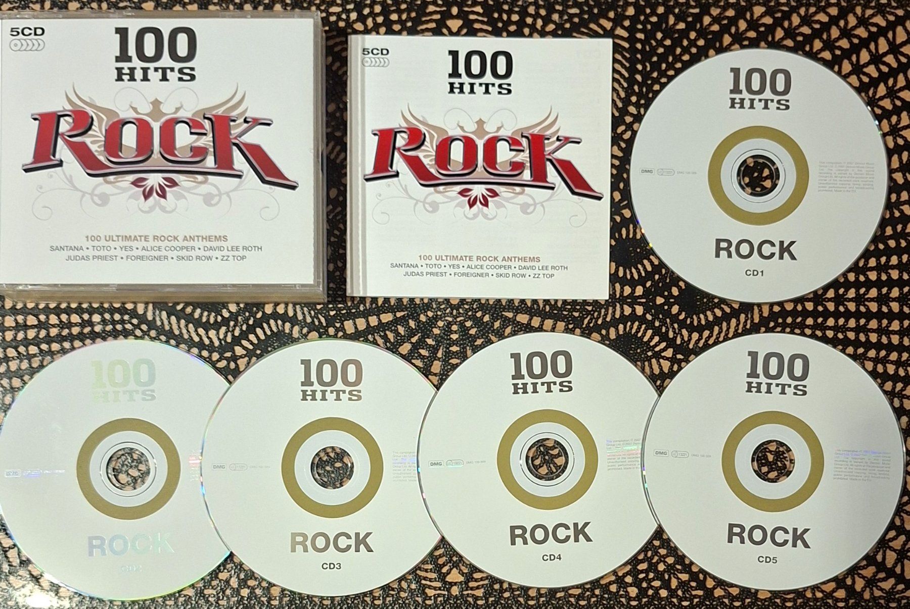 CDs: 100 Hits - Rock, 5CD Rock Hit Compilation Sampler 2007 – Gebraucht aus Amriswil von Celini3 2