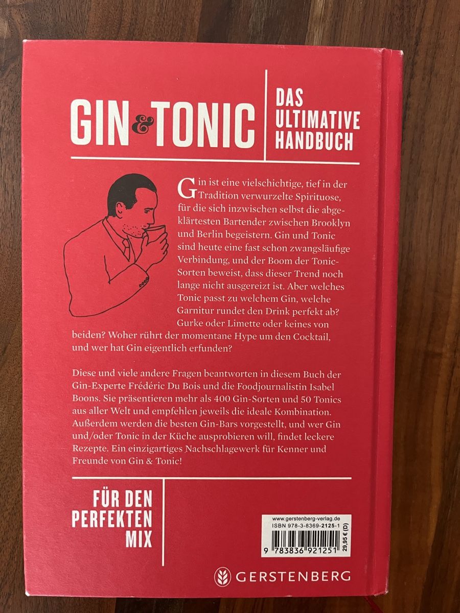 Libri: Gin & Tonic, Das ultimative Handbuch, Gerstenberg – Usato da Chur venduto da Moca17 1