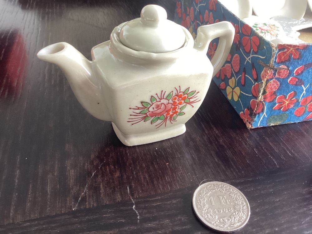 DÎNETTE EN PORCELAINE - 3 Pièces - Années 20 - Scènes D' Enfants Et D' Animaux EUR 20,00 - FR