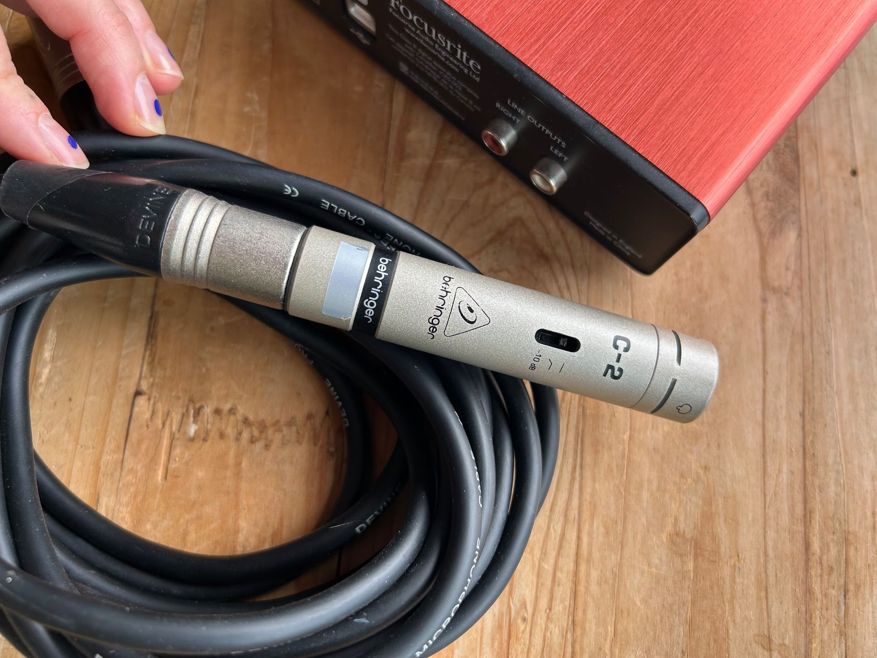 Registratori: Focusrite & Behringer Mic – Usato da Zürich venduto da yod_v2p9 2