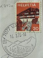 Valbella GR🕹️1969-1975🕹️3 ʘ auf 3 HELVETIA Briefmarken⭐️⭐️
