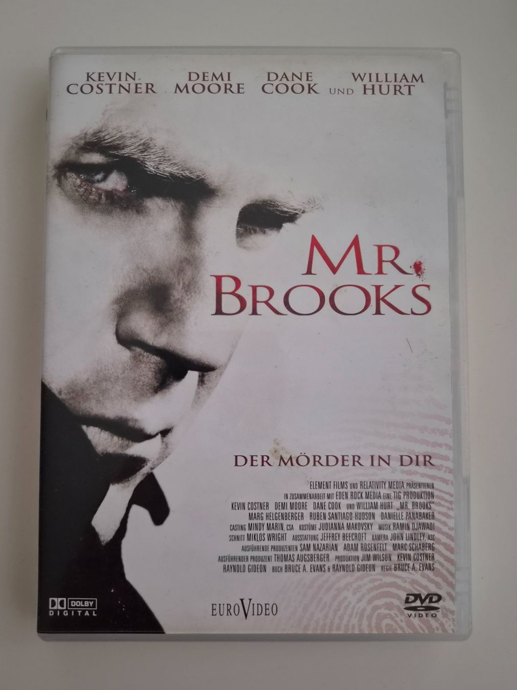 Tutti i DVDs: DVD | Mr. Brooks – Der Mörder in Dir | 2007 – Usato da Dietikon venduto da Jacky1983