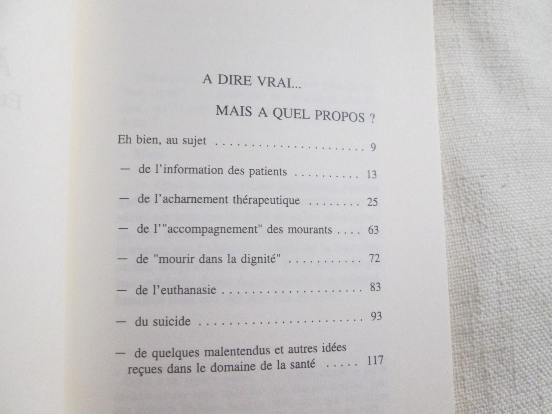 Libri: A dire vrai... Etonnements et réflexions – Usato da Neuchâtel venduto da Dualseele 2