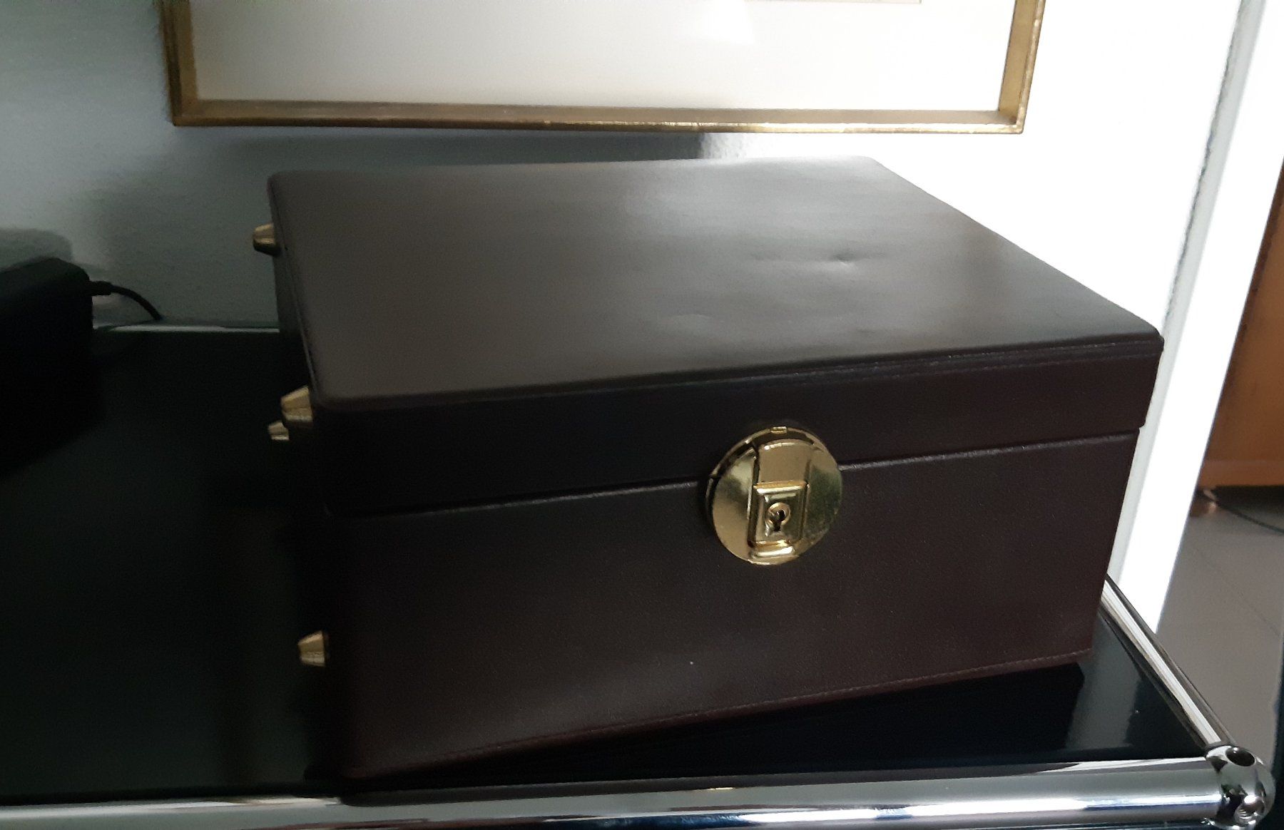 Valises de voyage: Reisebar in Lederkoffer – D'occasion à Stetten AG par Brissago25 3