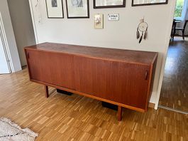 Sideboard 60er Jahren mit Schiebetüren & Schubladen