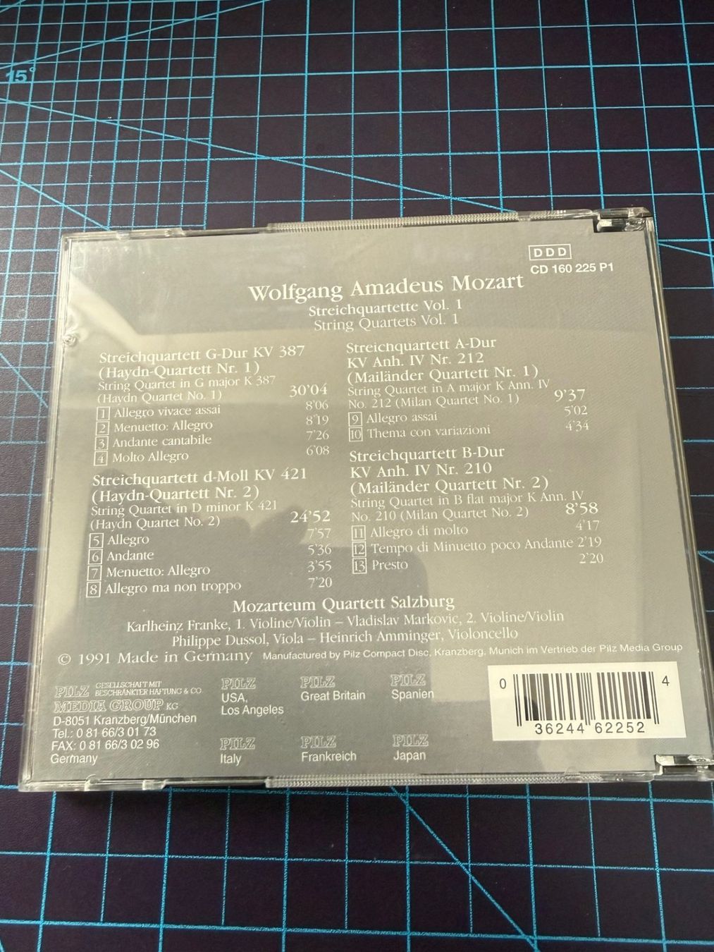 CD: Wolfgang Amadeus Mozart – Usato da Clarens venduto da Surcouf91 1