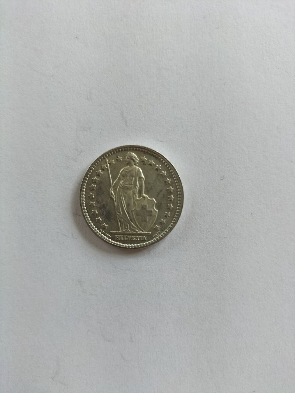 Toutes les monnaies: Pièce 1 Franc Suisse 1943 état d'usage – D'occasion à Essert FR par MyShopTech 1