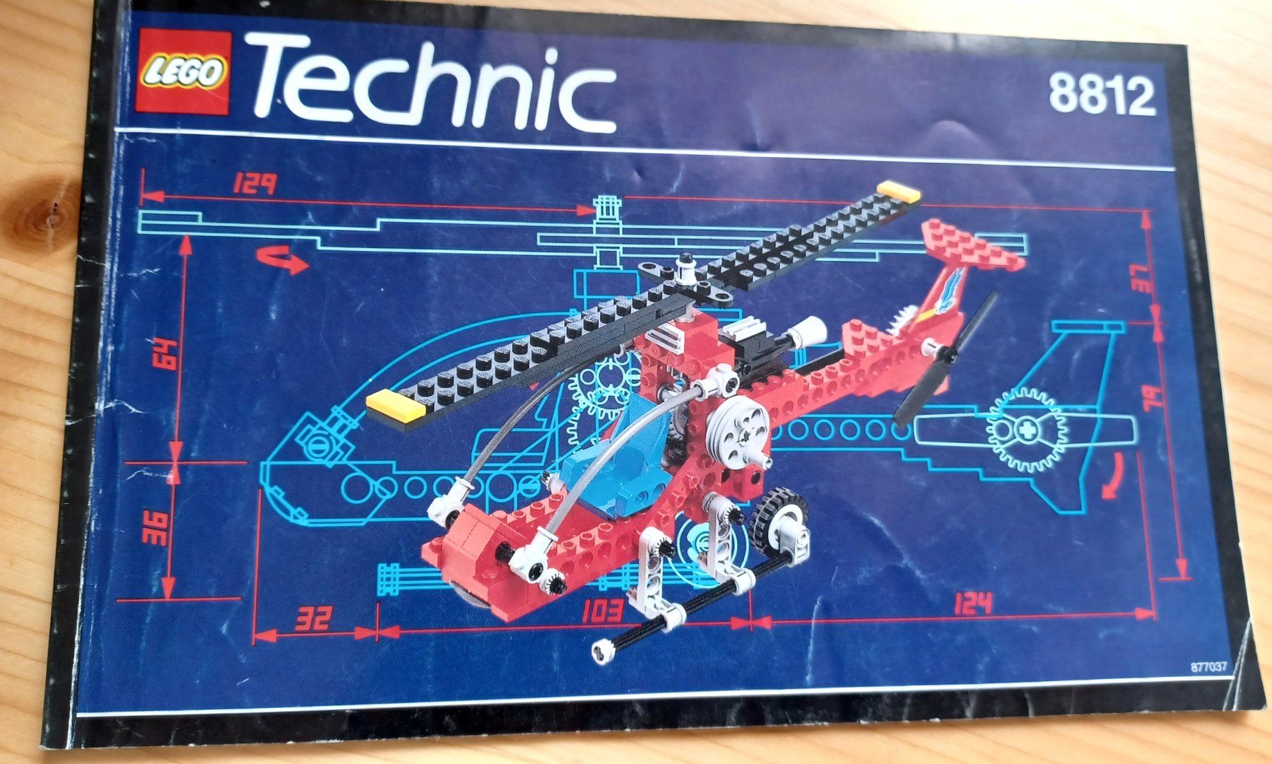 Lego Giocattoli: Lego Technic Helicopter Nr. 8812 aufgebaut. – Usato da Lommis venduto da zozzen 1