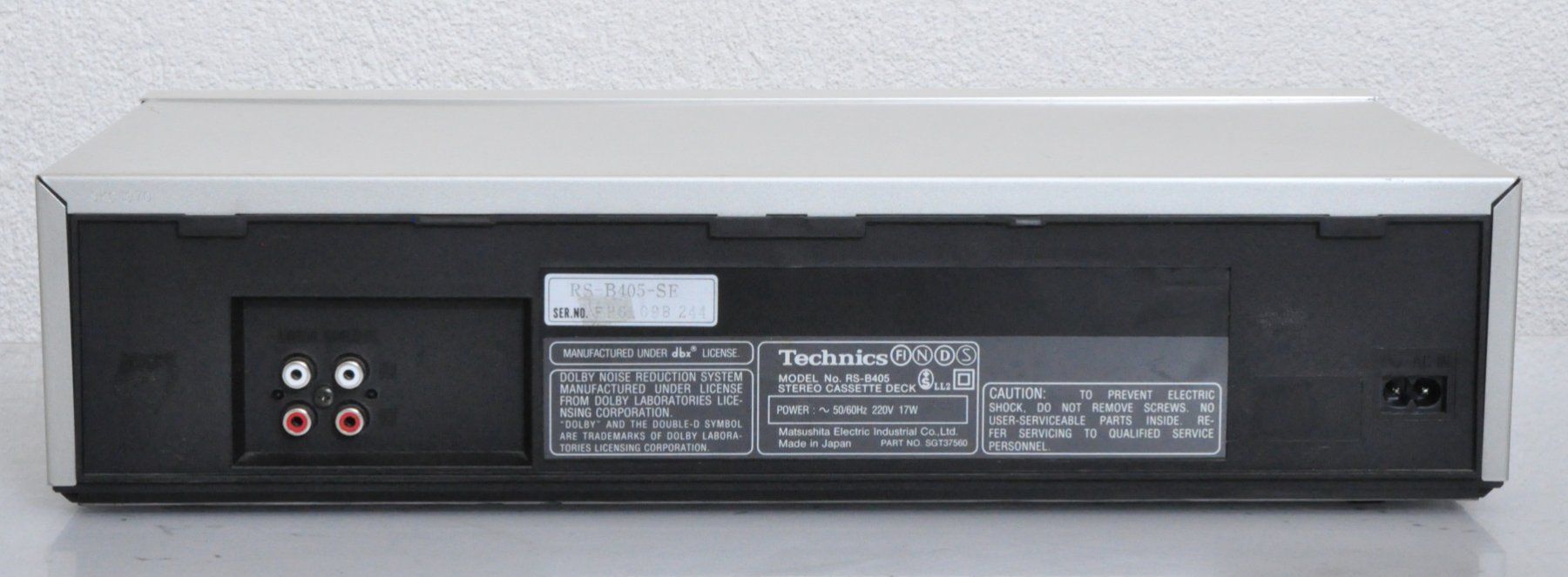 Technics Aufnahmegeräte: Technics RS-B405 Kassettendeck / dbx Tapedeck – Gebraucht aus Oberglatt ZH von Kumar2 4