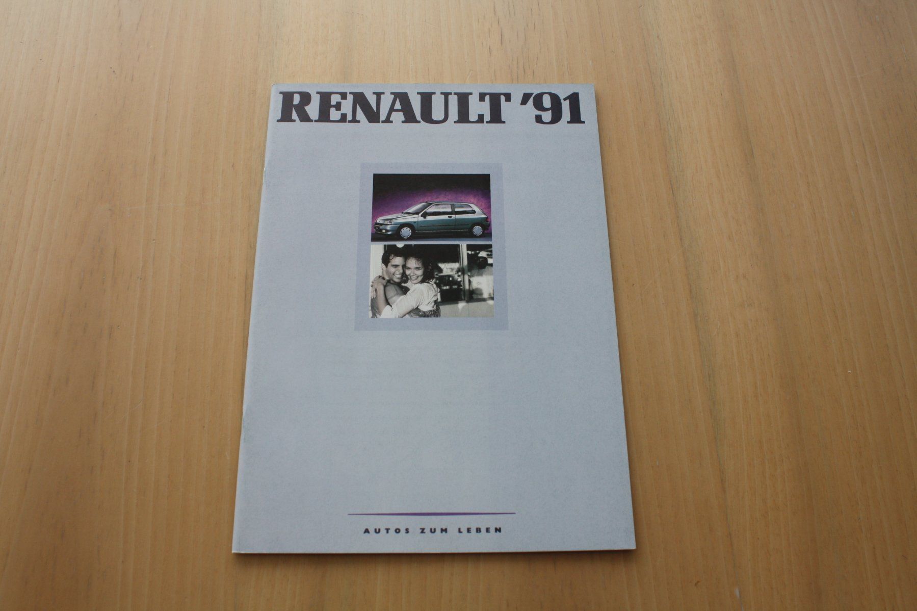 Renault Dokumente: Renault Katalog '91 Modell Programm 1991 – Gebraucht aus Wikon von erwin400