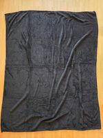 Kuscheldecke schwarz, weich, 150 x 120 cm, neu