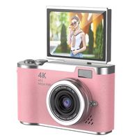 Neue Digital Kamera Flip Top (rosa) 18x Power Zoom