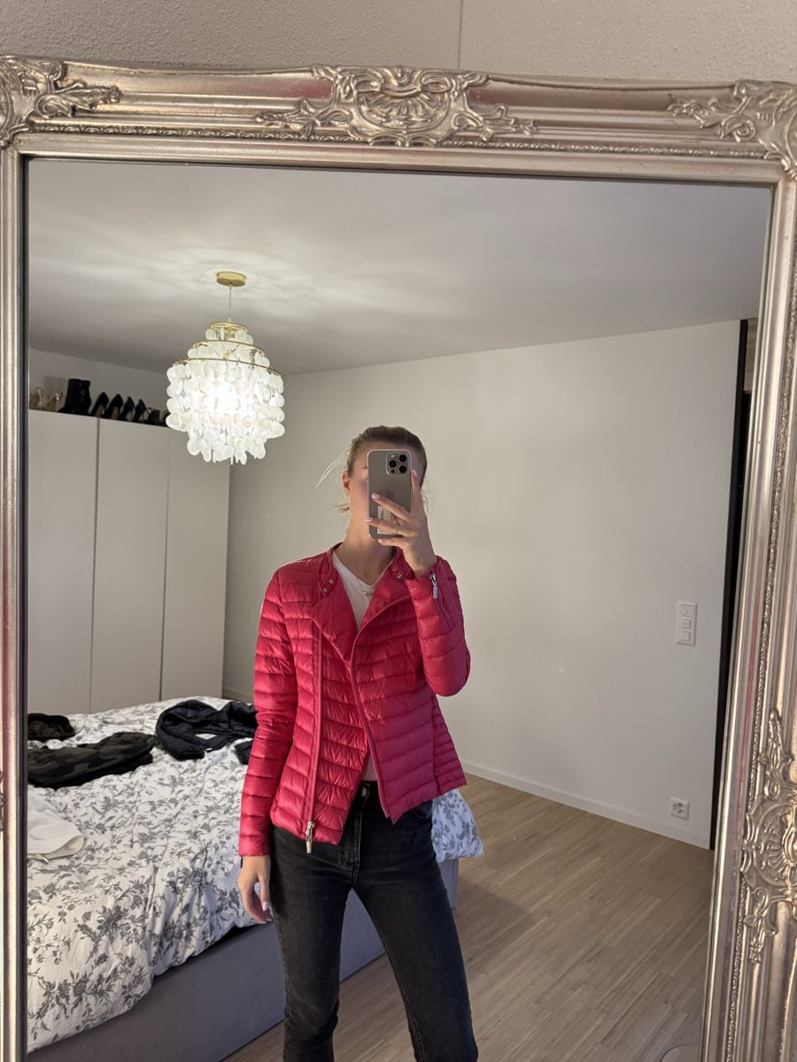Moncler Giacche: Pink Moncler Quilted Down Jacket Gr.0 – Usato da Zürich venduto da llor.dell 3