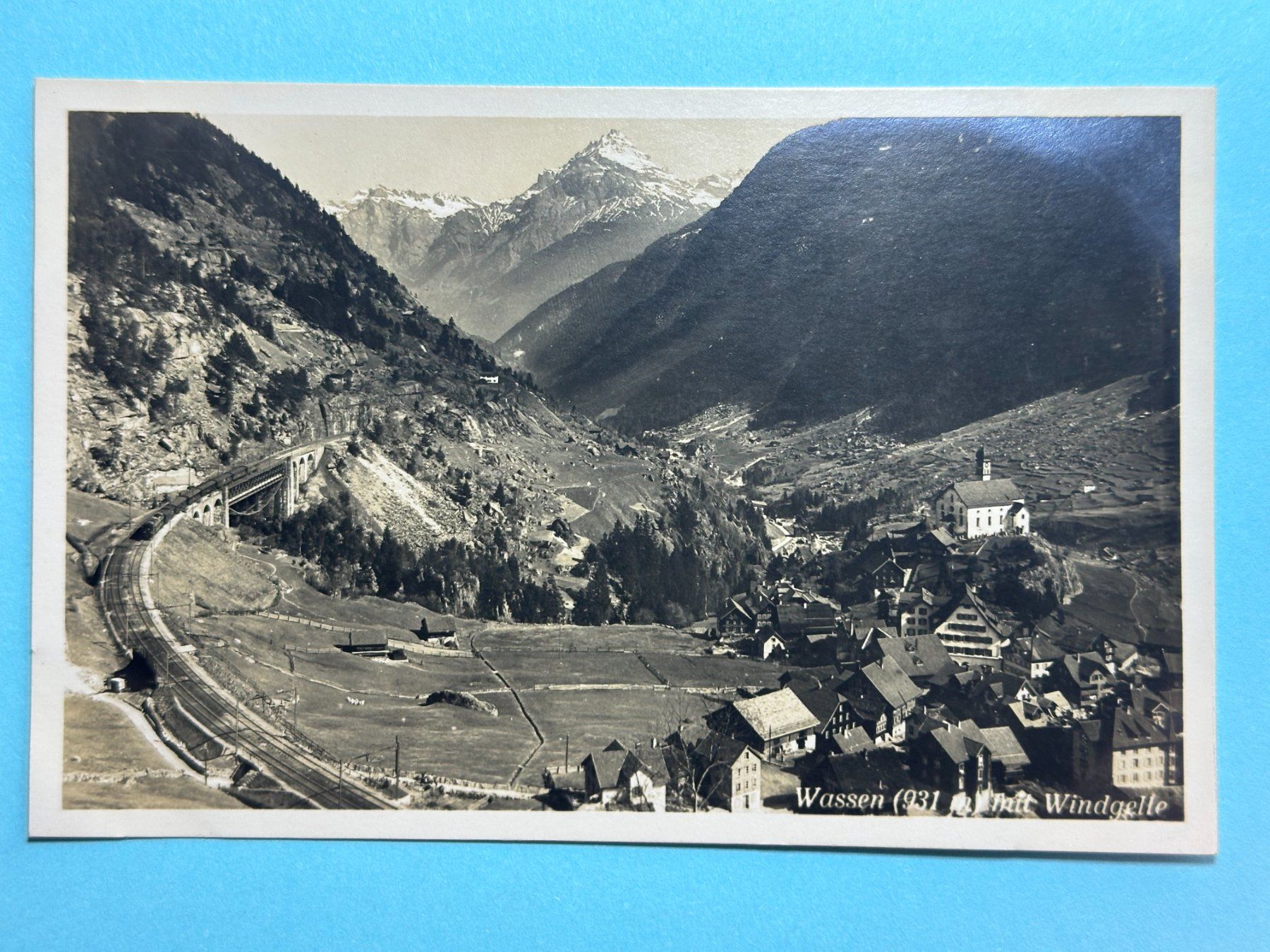 Cartoline postali: Wassen mit Windgelle – Usato da Steg VS venduto da danwer74