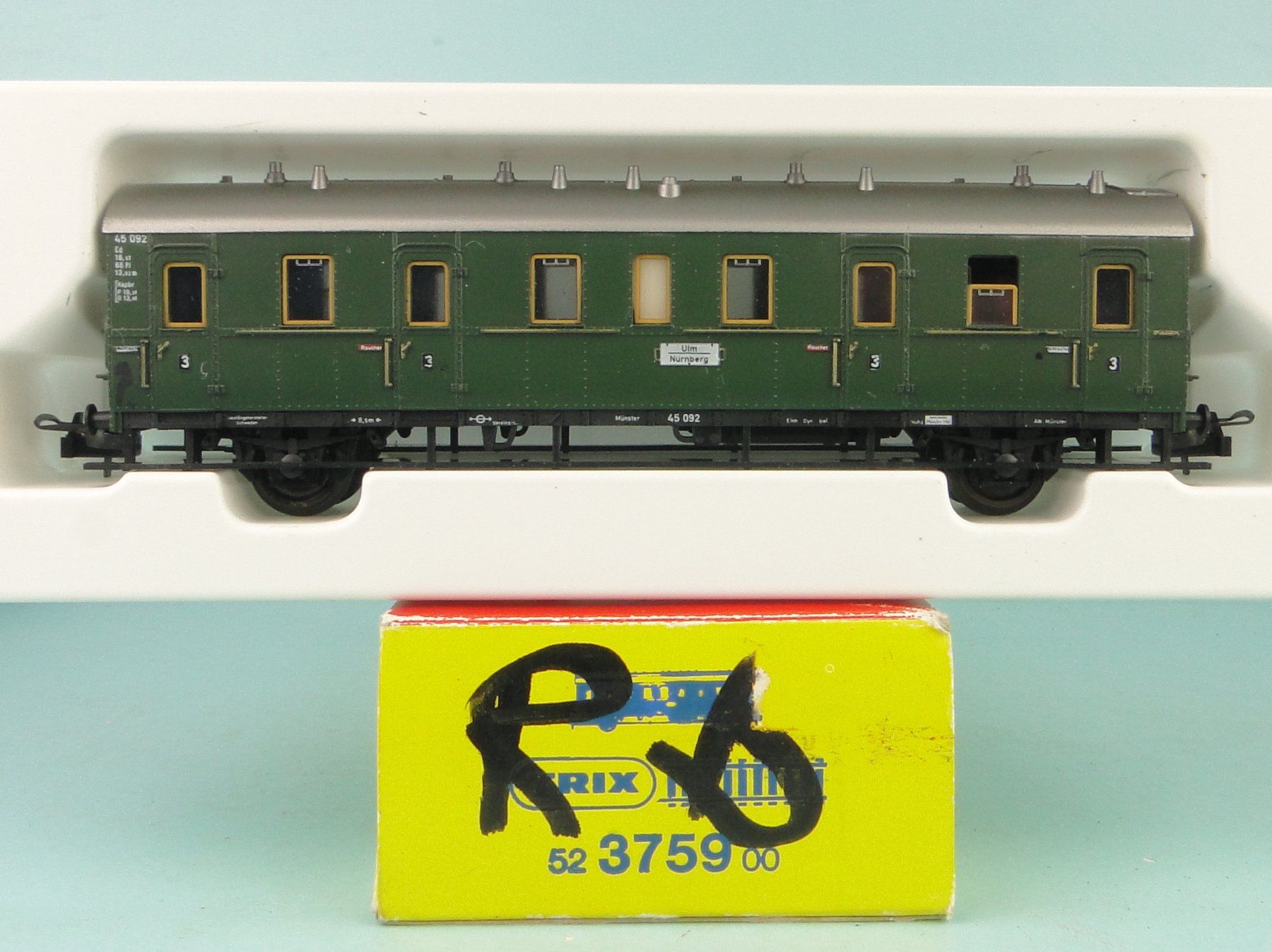Trix Modellini di ferrovie: Spur H0 TRIX: 3759 Abteilwagen 3.Kl. – Usato da Bülach venduto da cann11 5