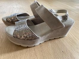 Sandalette, Grösse 37 (4), Grau