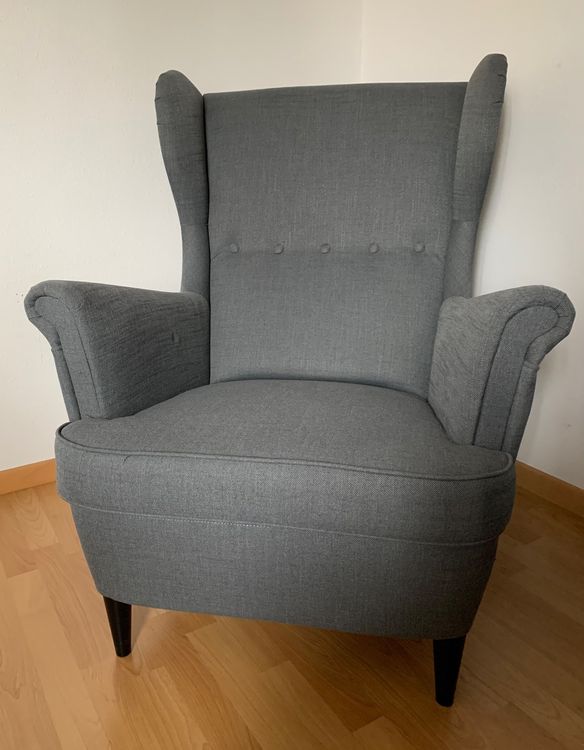 Strandmon ikea Ohrensessel inkl. Hocker Kaufen auf Ricardo