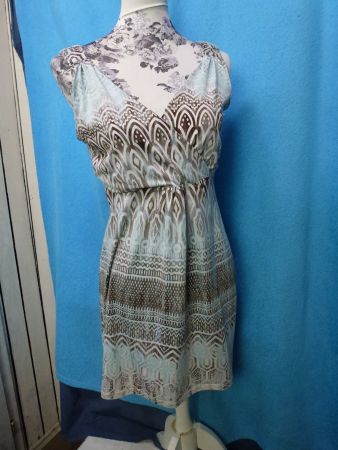 MARC AUREL TUNIKA BREITE TRÄGER GR 38 NEUWERTIG MINIKLEID